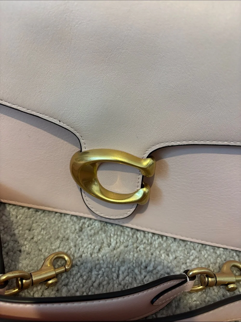 Coach Leather 26 blush pink 🌸tabby